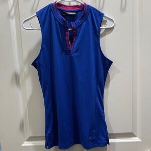 J.Lindeberg Women's Royal Blue Tank Top
